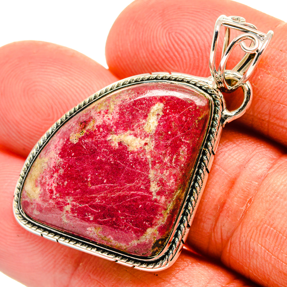 Thulite Pendants handcrafted by Anasilvercos - PD25243