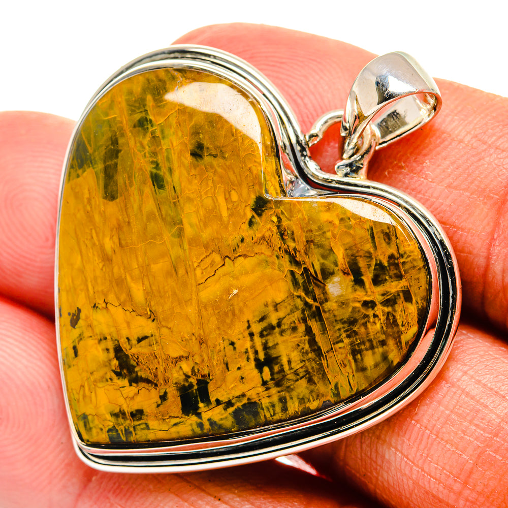 Golden Pietersite Pendants handcrafted by Anasilvercos - PD25247