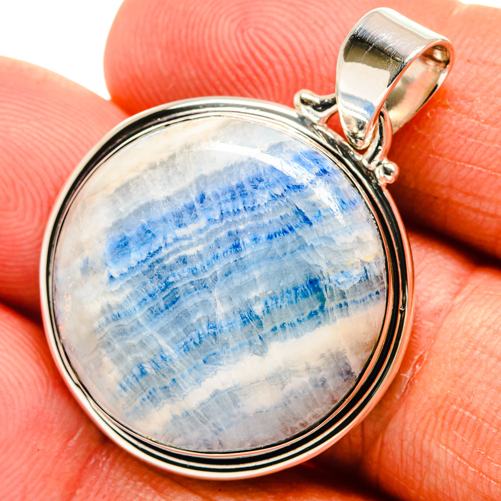 Blue Scheelite Pendants handcrafted by Anasilvercos - PD25249