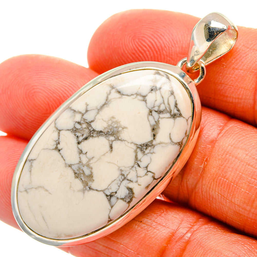 Howlite Pendants handcrafted by Anasilvercos - PD25250