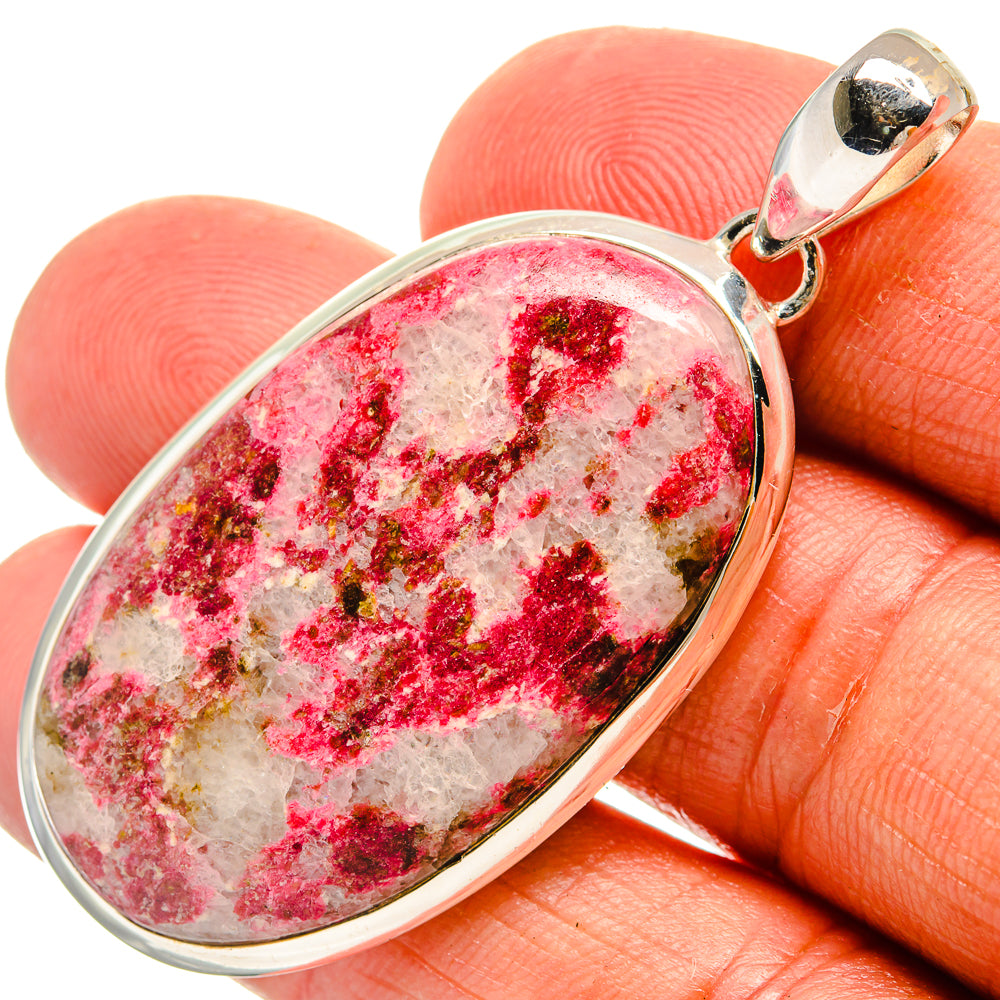 Thulite Pendants handcrafted by Anasilvercos - PD25265
