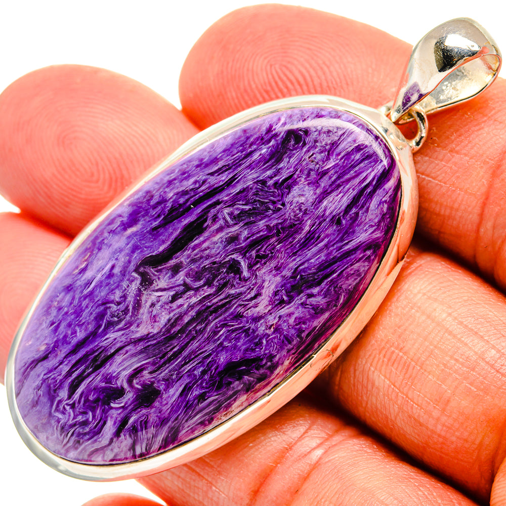 Charoite Pendants handcrafted by Anasilvercos - PD25271
