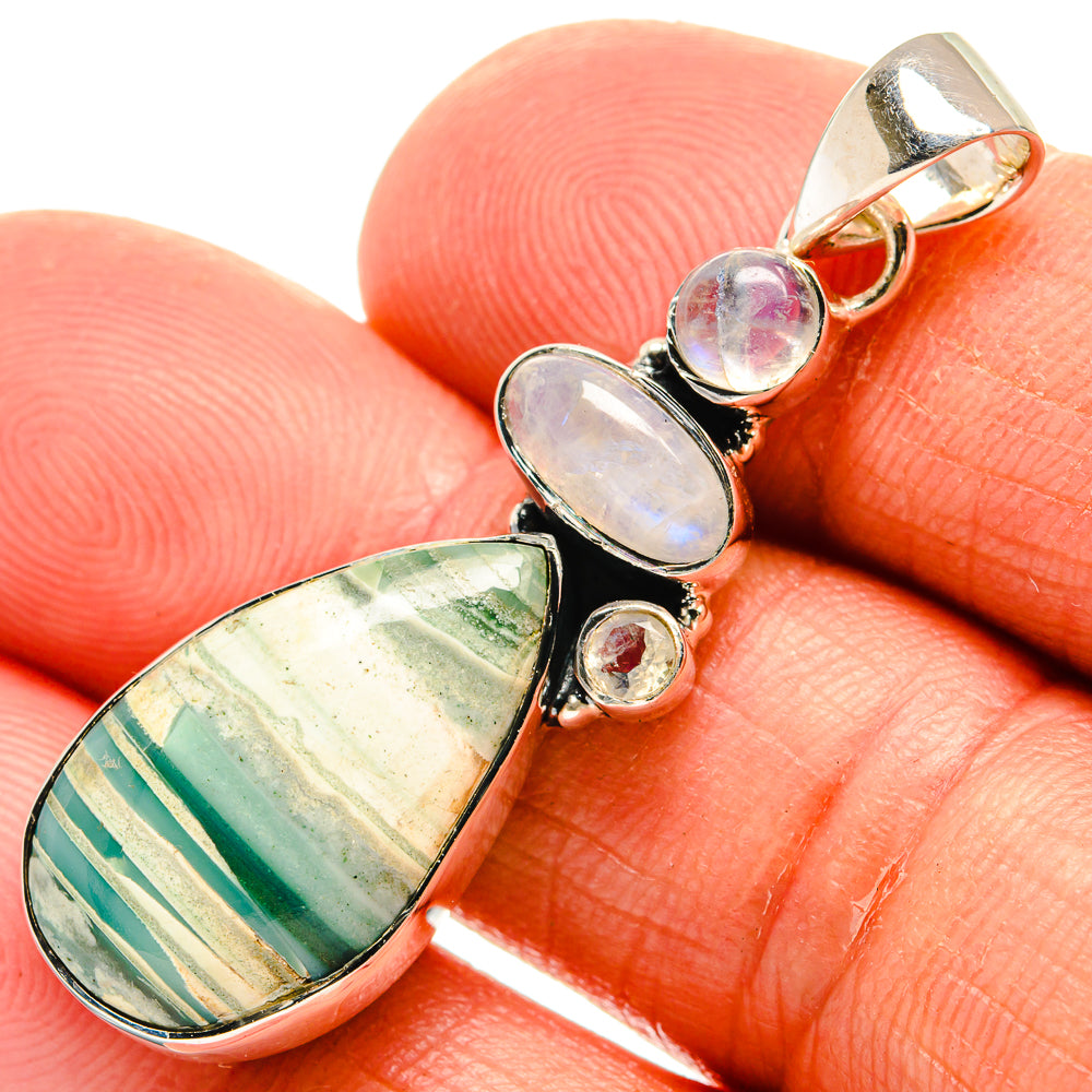 Ocean Jasper Pendants handcrafted by Anasilvercos - PD25312