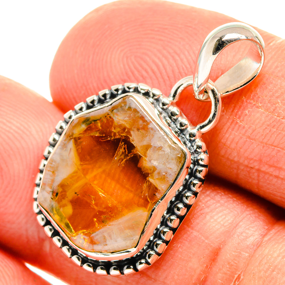 Citrine Pendants handcrafted by Anasilvercos - PD25330