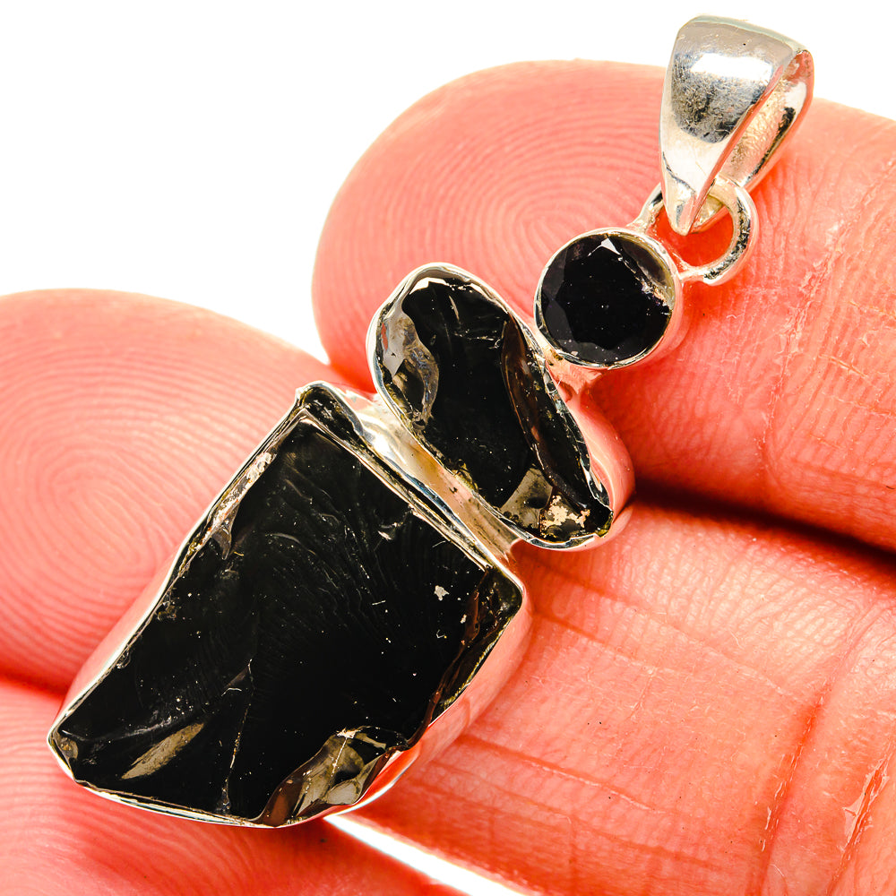 Shungite Pendants handcrafted by Anasilvercos - PD25333