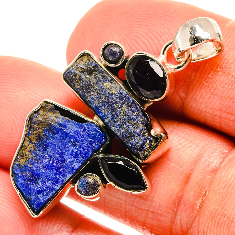 Lapis Lazuli Pendants handcrafted by Anasilvercos - PD25335