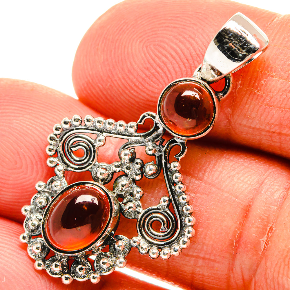 Carnelian Pendants handcrafted by Anasilvercos - PD25340