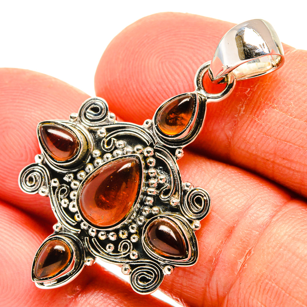 Carnelian Pendants handcrafted by Anasilvercos - PD25341