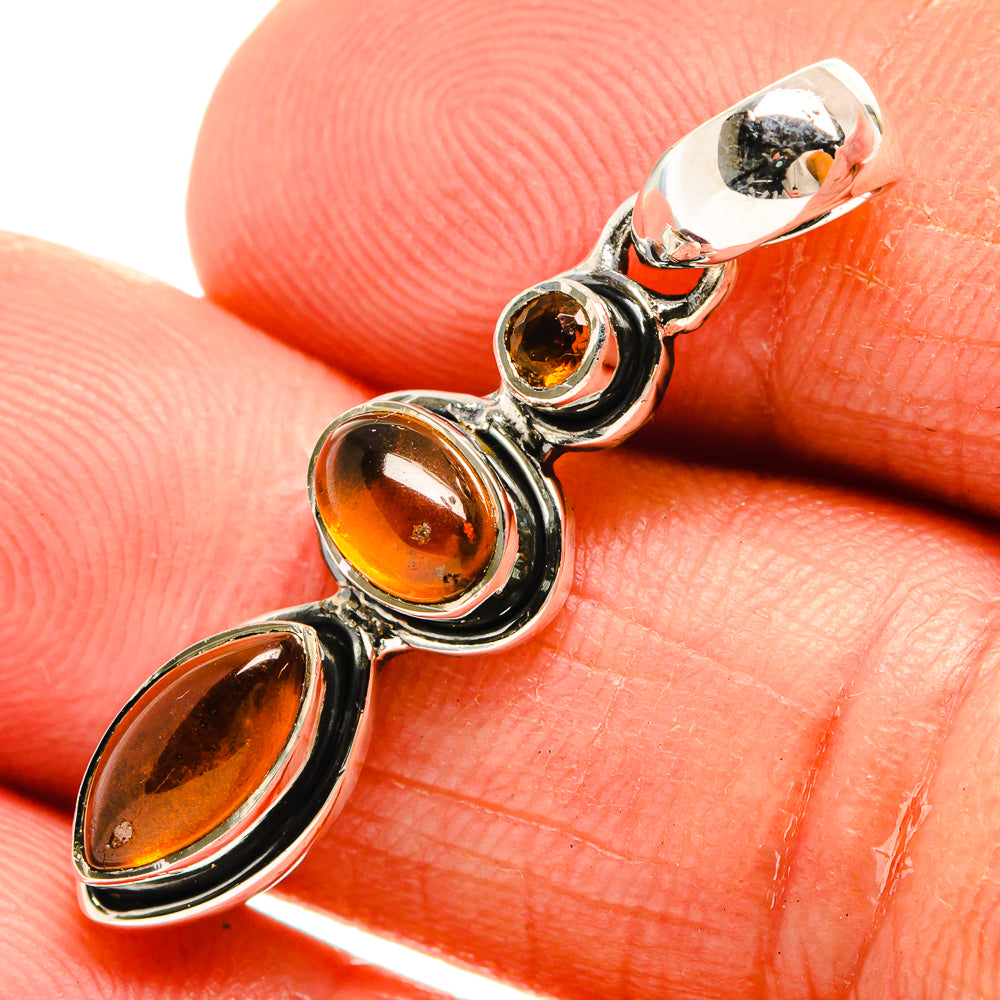 Carnelian Pendants handcrafted by Anasilvercos - PD25342