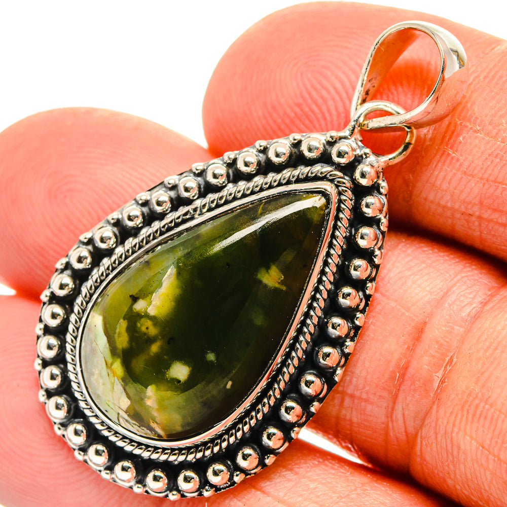 Rainforest Opal Pendants handcrafted by Anasilvercos - PD25351