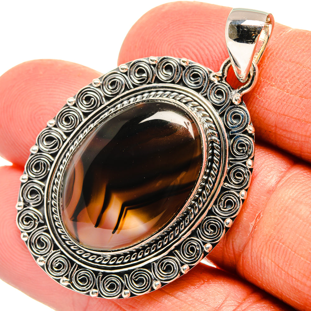 Montana Agate Pendants handcrafted by Anasilvercos - PD25355