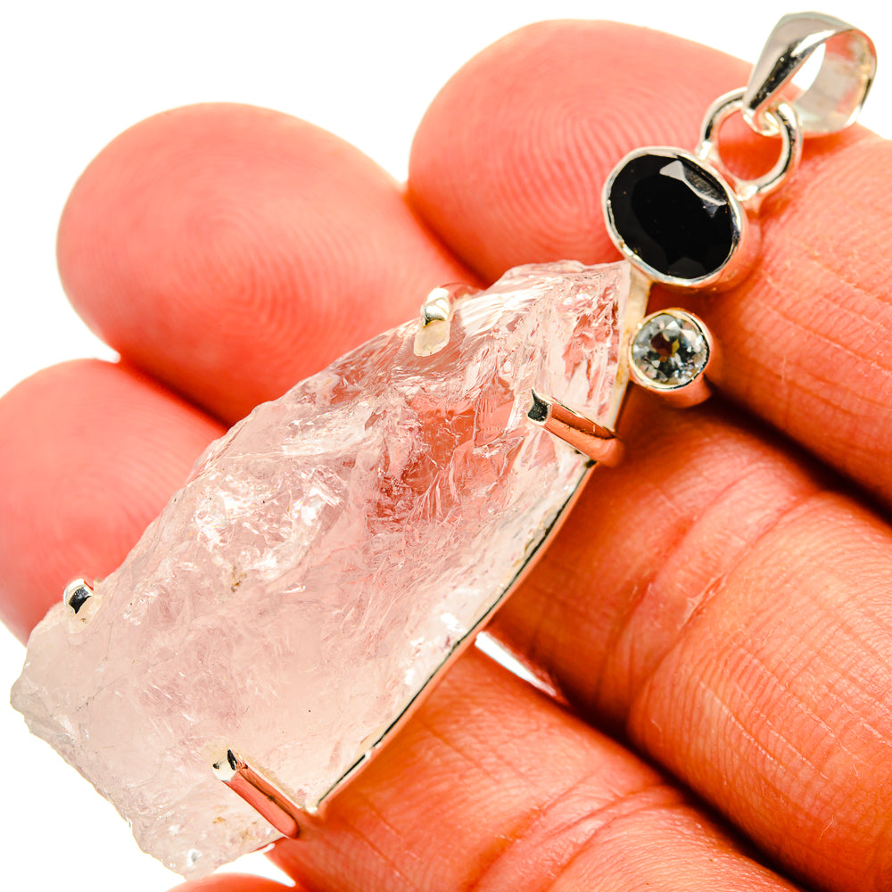 Rainbow Moonstone Pendants handcrafted by Anasilvercos - PD25364