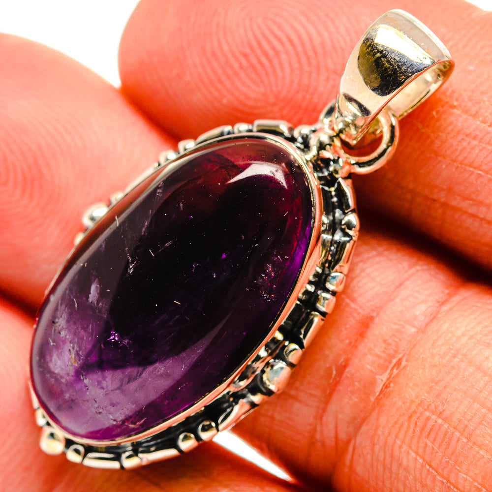 Amethyst Pendants handcrafted by Anasilvercos - PD25371