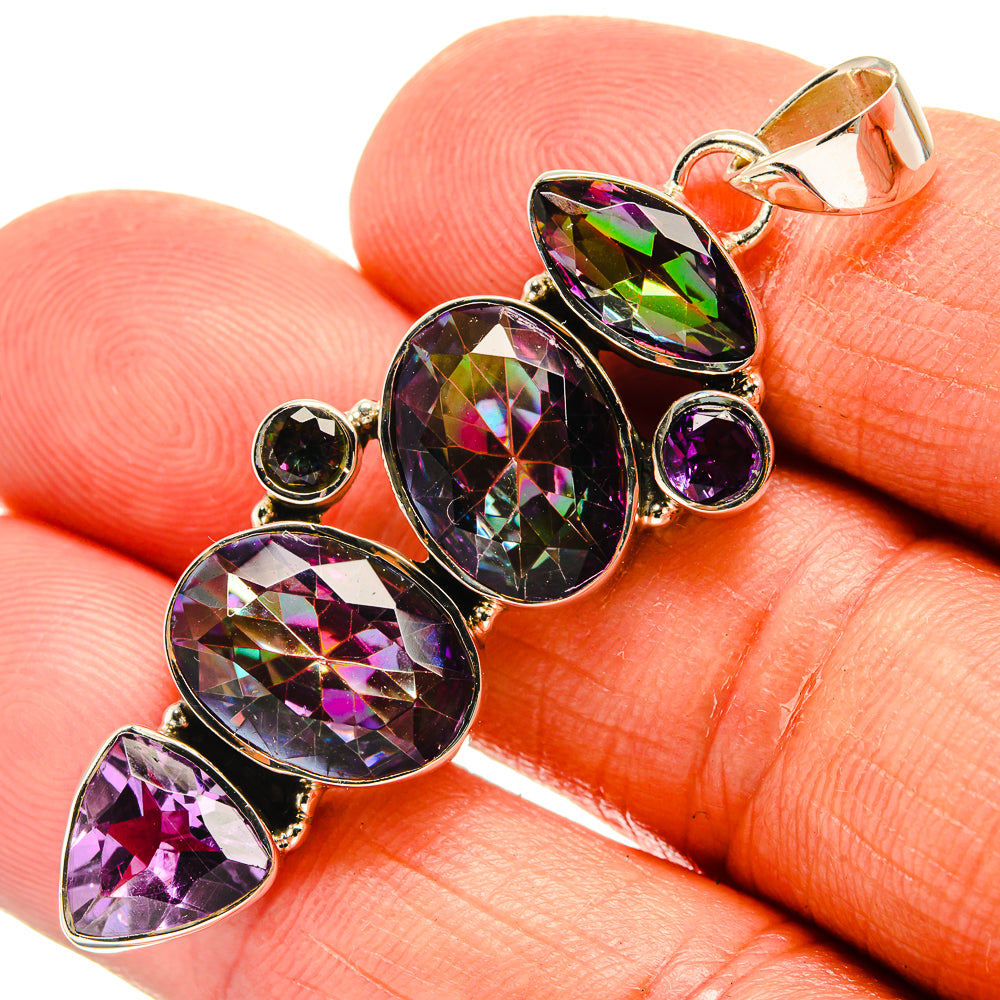 Mystic Topaz Pendants handcrafted by Anasilvercos - PD25375