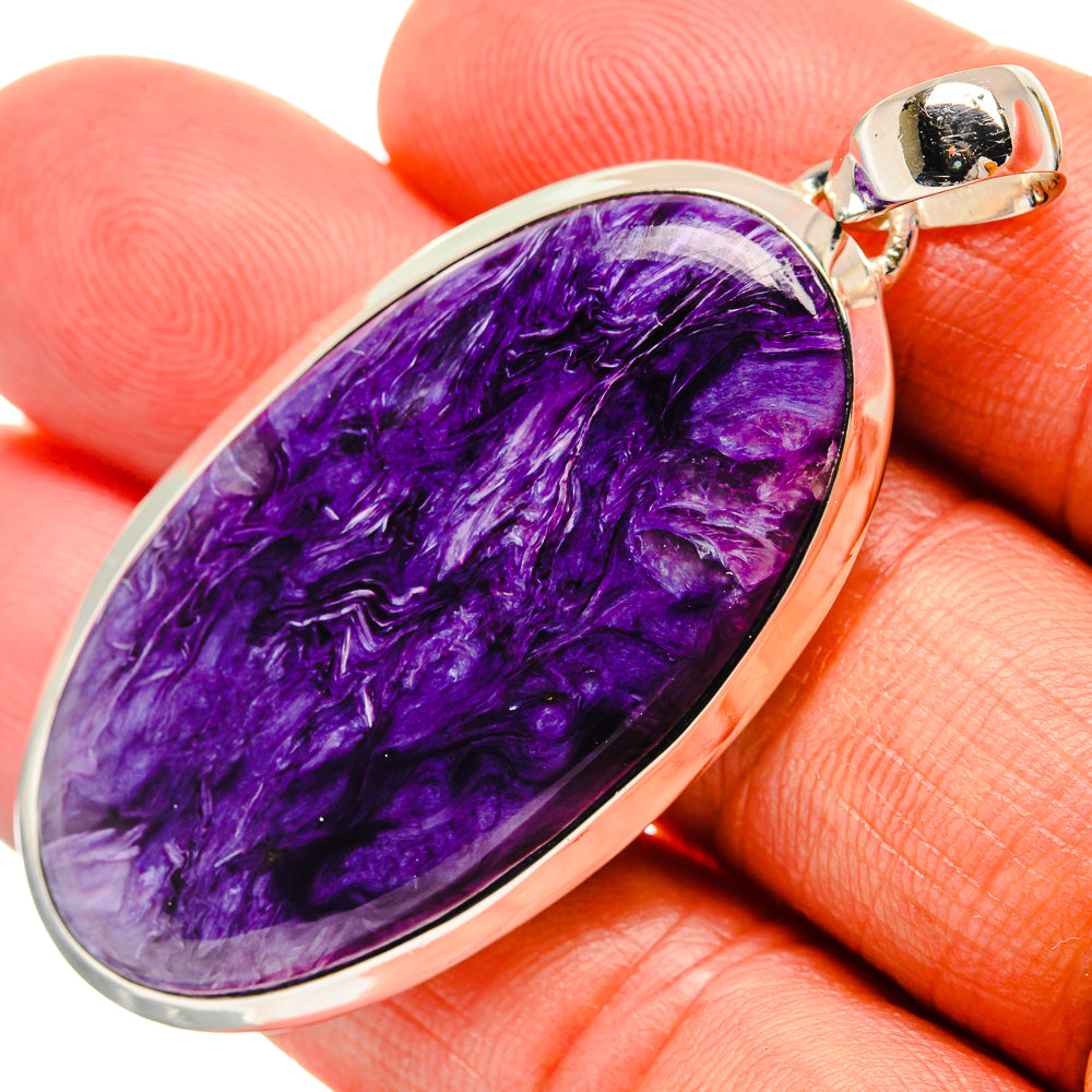 Charoite Pendants handcrafted by Anasilvercos - PD25396