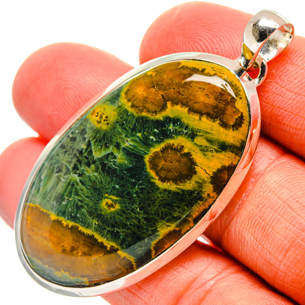 Ocean Jasper Pendants handcrafted by Anasilvercos - PD25399