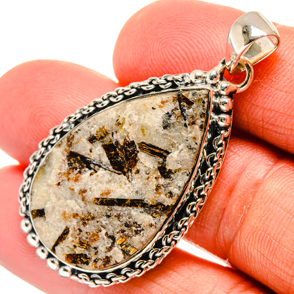 Astrophyllite Pendants handcrafted by Anasilvercos - PD25402