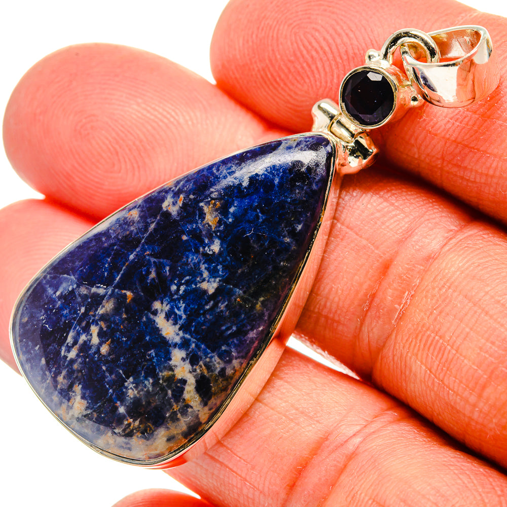 Sodalite Pendants handcrafted by Anasilvercos - PD25414