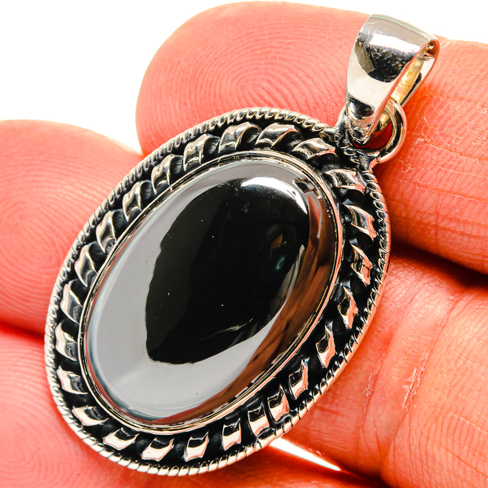 Hematite Pendants handcrafted by Anasilvercos - PD25433