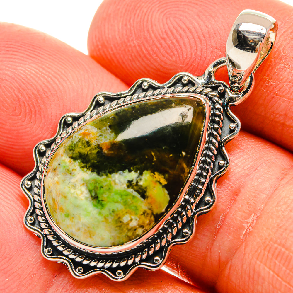 Rainforest Opal Pendants handcrafted by Anasilvercos - PD25442
