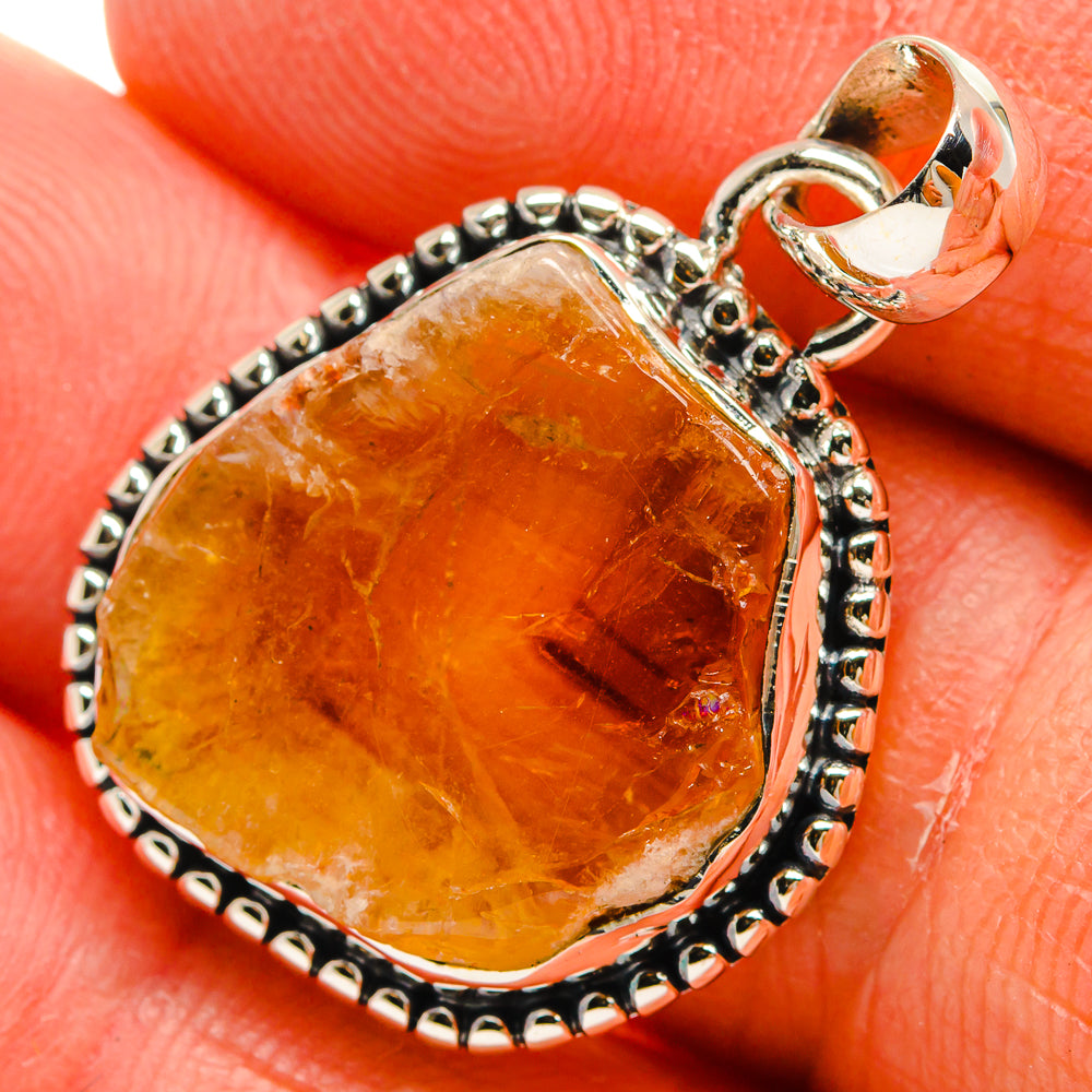 Citrine Pendants handcrafted by Anasilvercos - PD25447