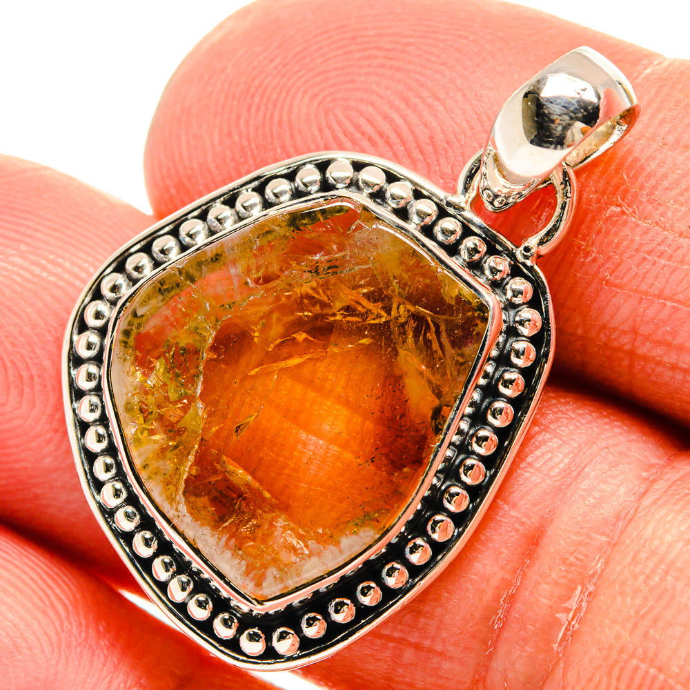 Citrine Pendants handcrafted by Anasilvercos - PD25450