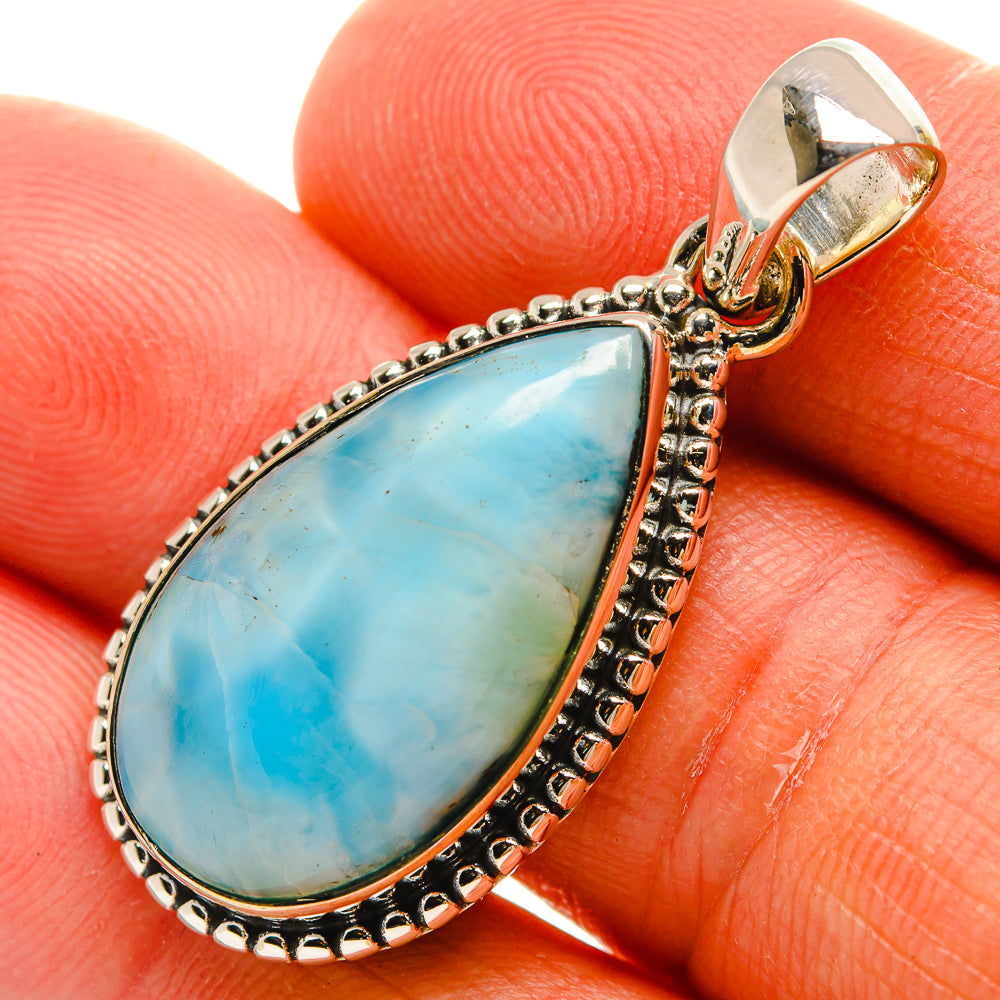 Larimar Pendants handcrafted by Anasilvercos - PD25465