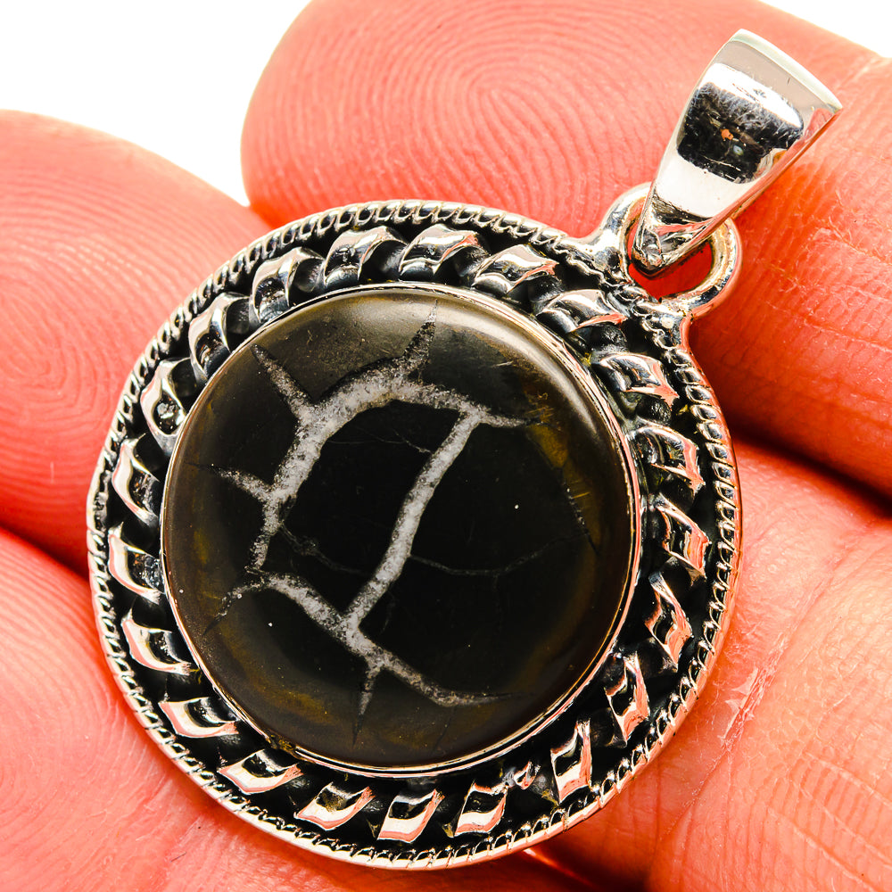 Septarian Geode Pendants handcrafted by Anasilvercos - PD25481