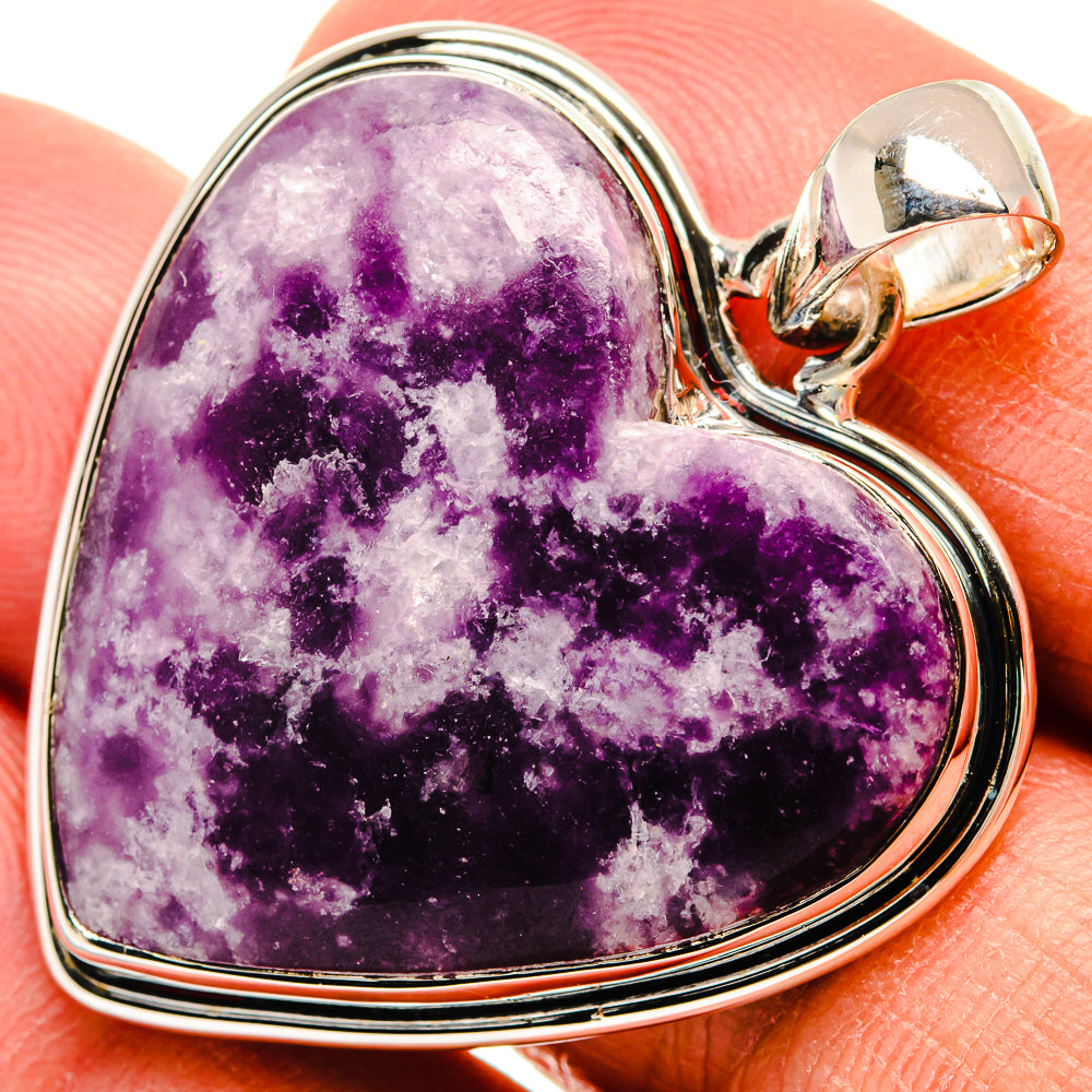 Lepidolite Pendants handcrafted by Anasilvercos - PD25534