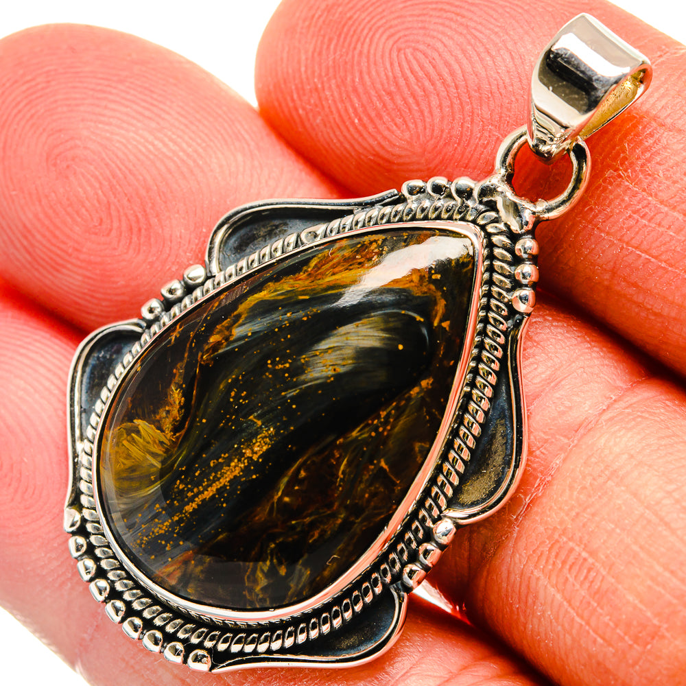 Pietersite Pendants handcrafted by Anasilvercos - PD25535