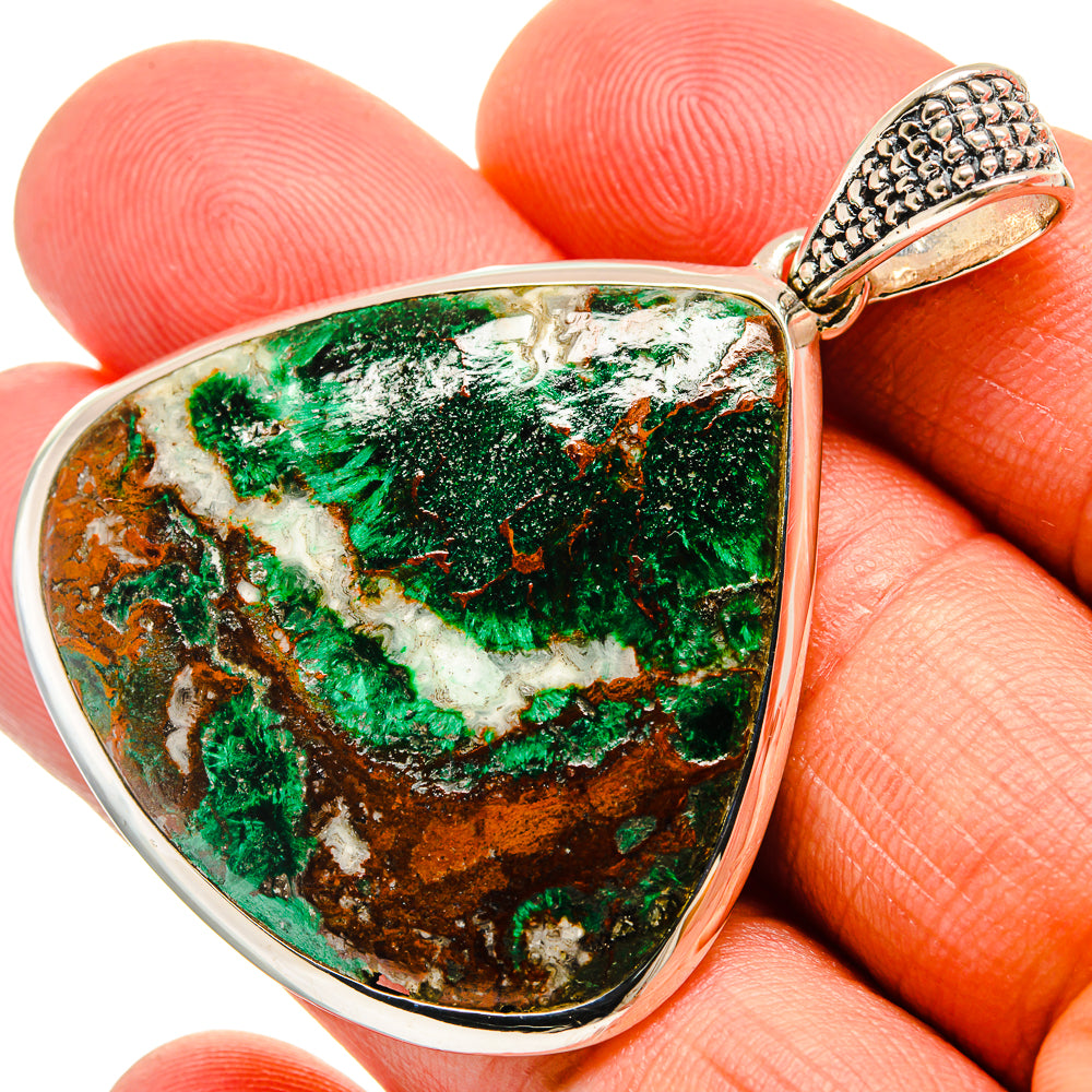 Chrysocolla Pendants handcrafted by Anasilvercos - PD25541