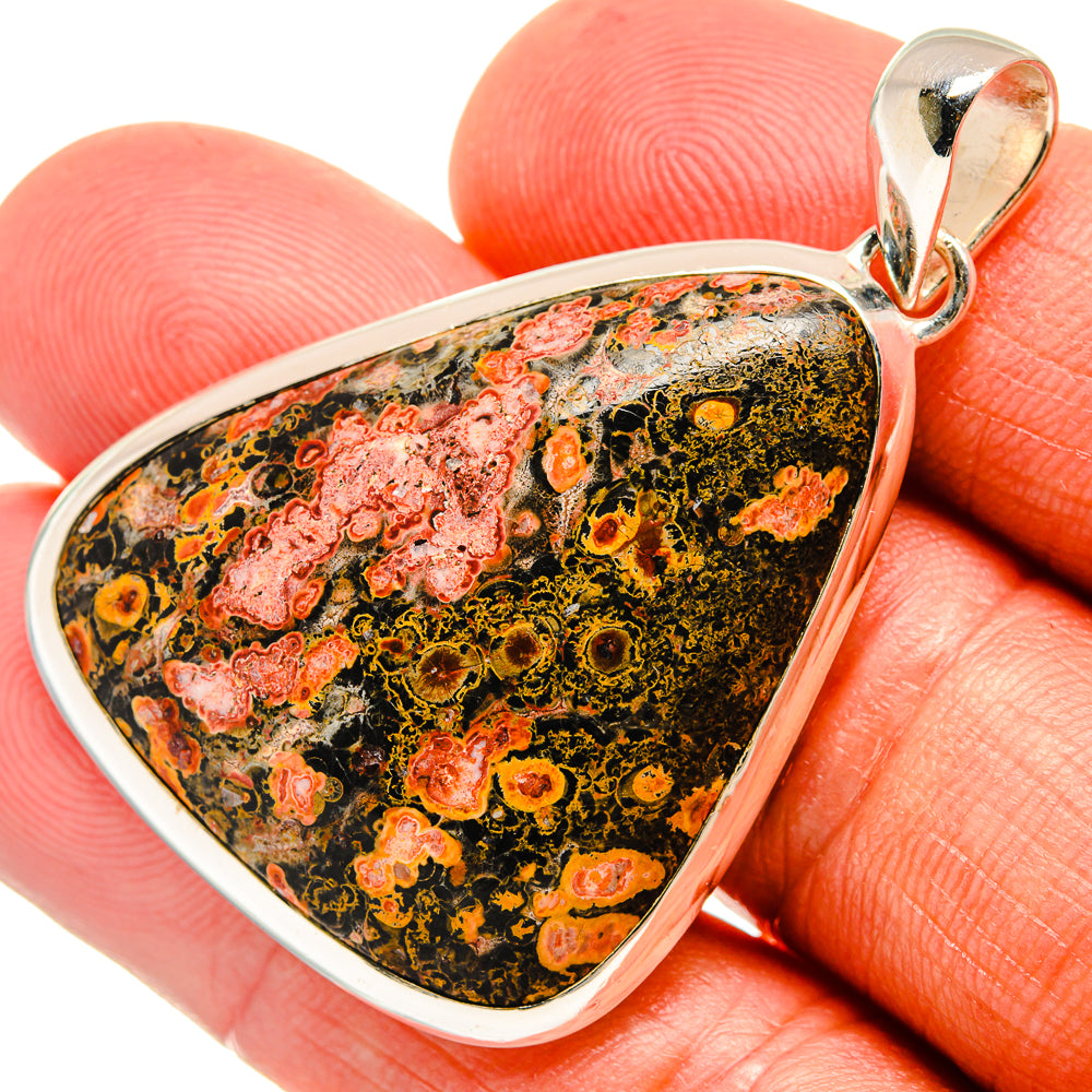 Poppy Jasper Pendants handcrafted by Anasilvercos - PD25543