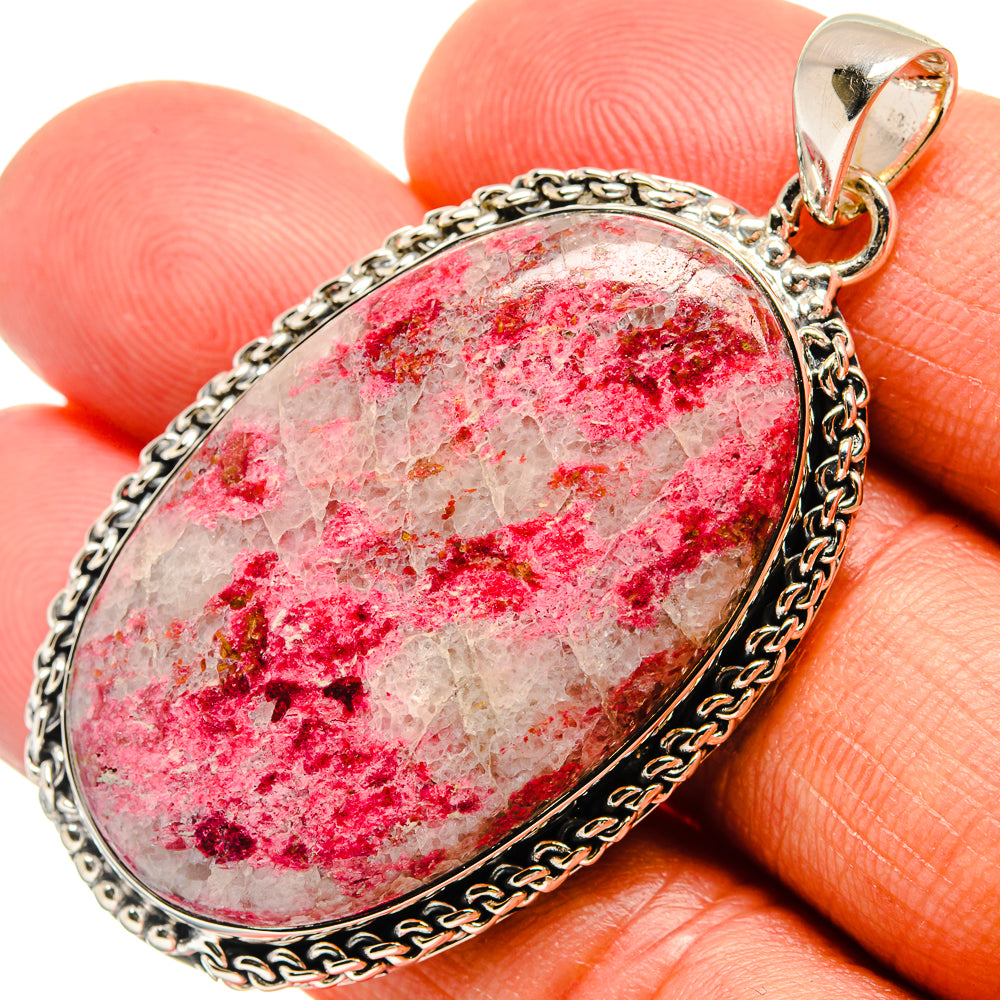 Thulite Pendants handcrafted by Anasilvercos - PD25550