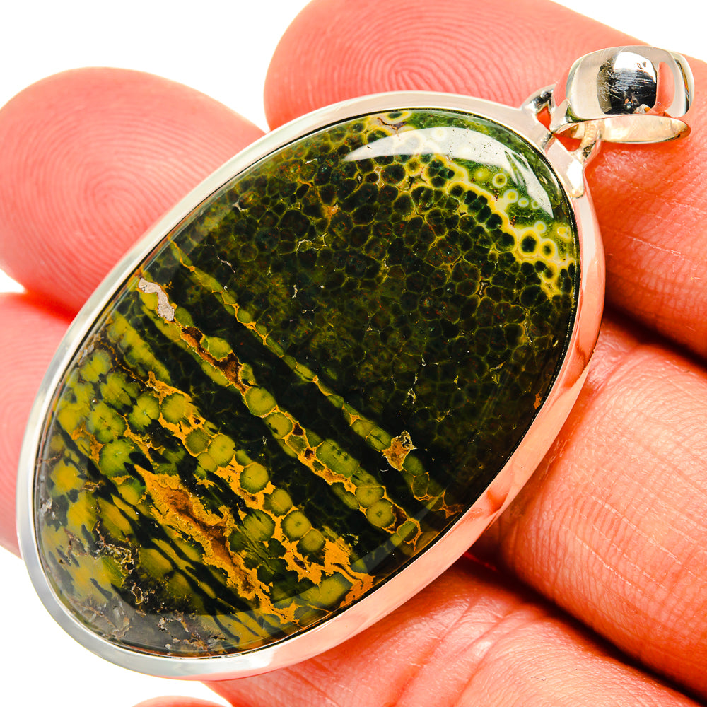 Ocean Jasper Pendants handcrafted by Anasilvercos - PD25551