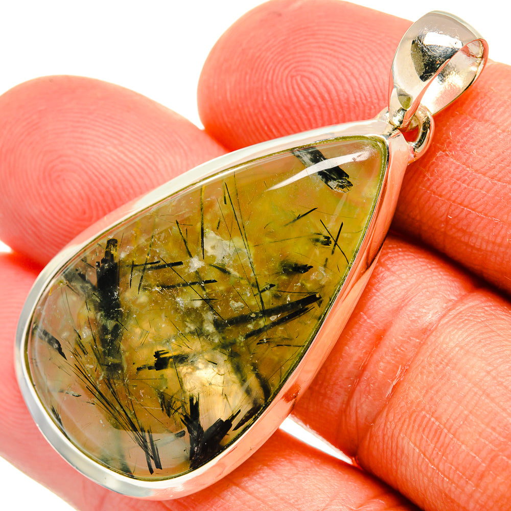 Prehnite Pendants handcrafted by Anasilvercos - PD25557
