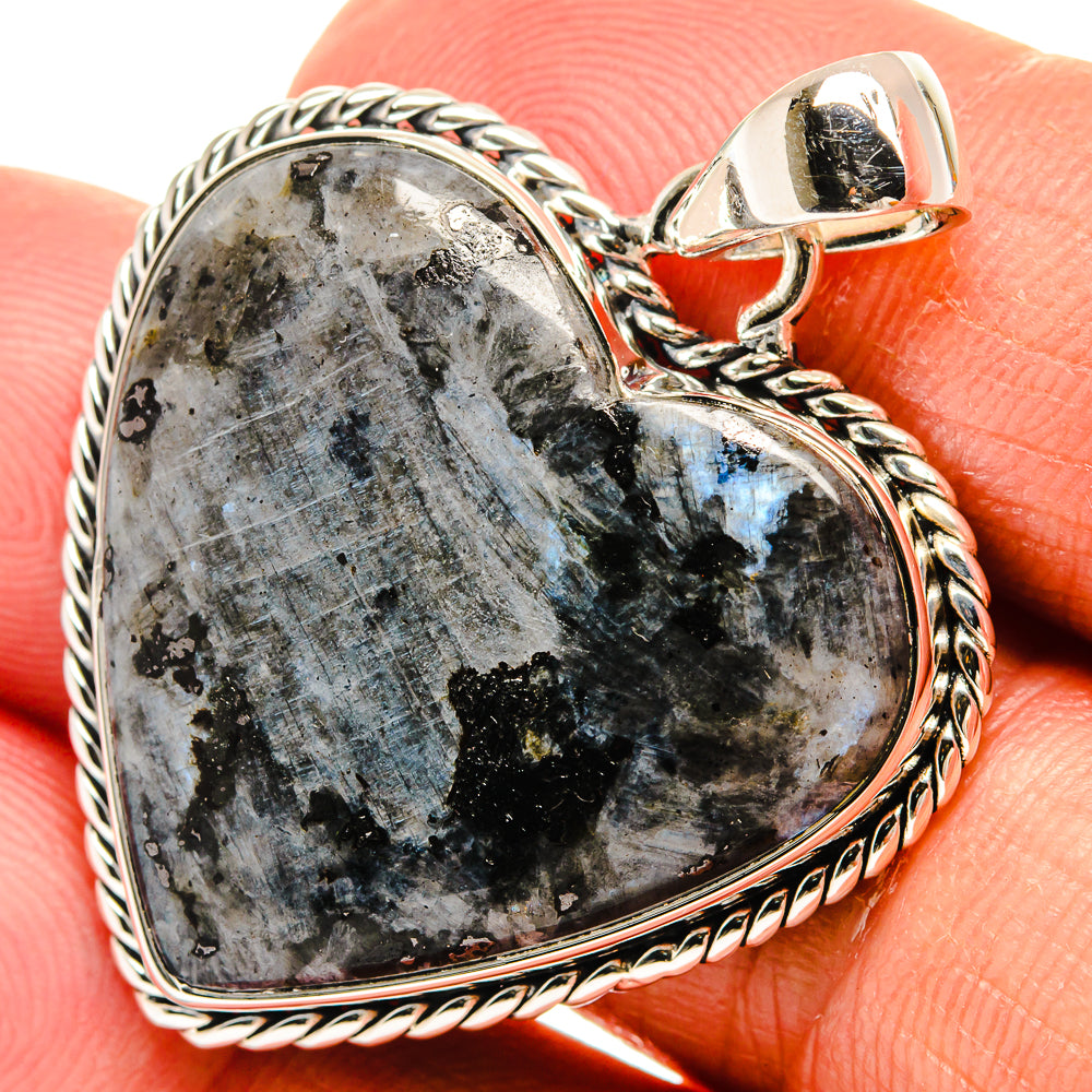 Gabbro Stone Pendants handcrafted by Anasilvercos - PD25558