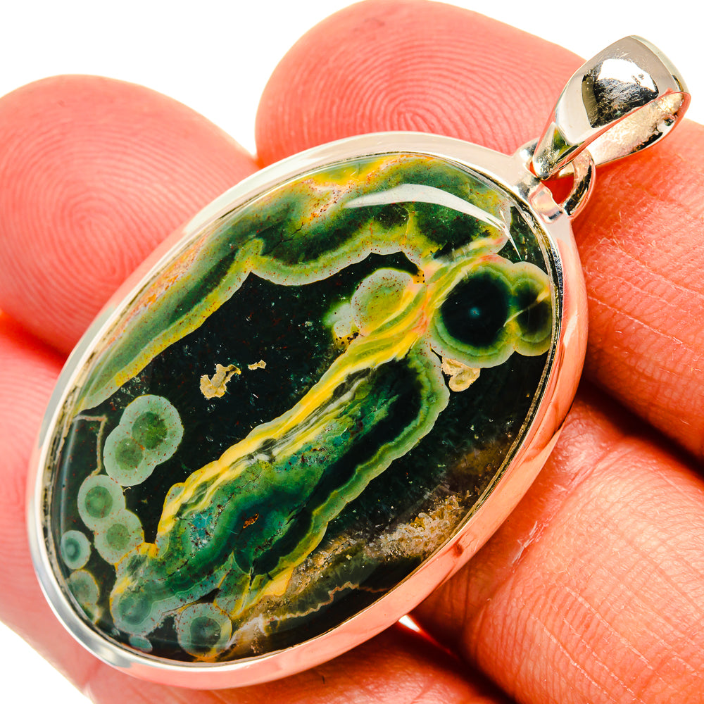 Ocean Jasper Pendants handcrafted by Anasilvercos - PD25561