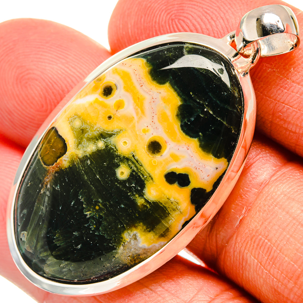 Ocean Jasper Pendants handcrafted by Anasilvercos - PD25562