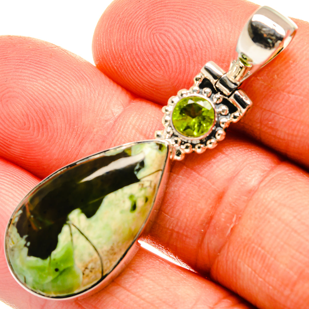Rainforest Opal Pendants handcrafted by Anasilvercos - PD25564