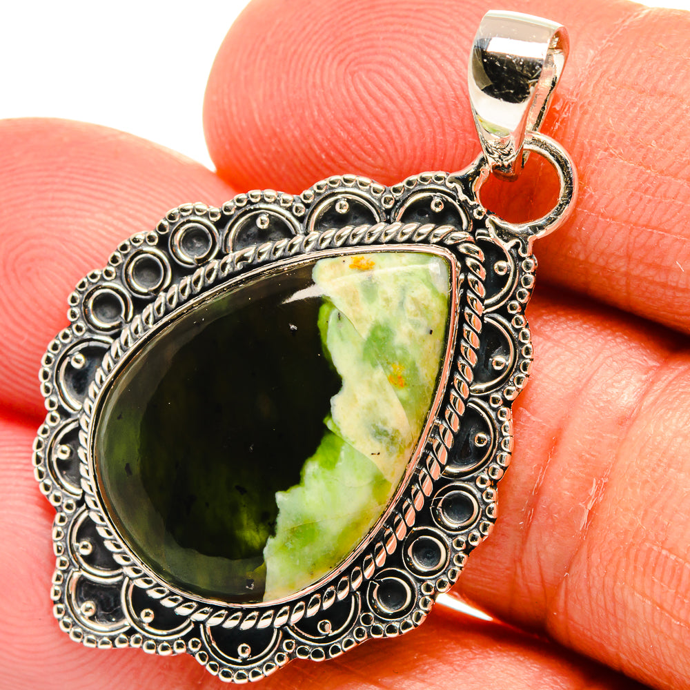 Rainforest Opal Pendants handcrafted by Anasilvercos - PD25574