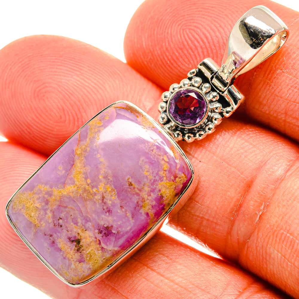 Phosphosiderite Pendants handcrafted by Anasilvercos - PD25581