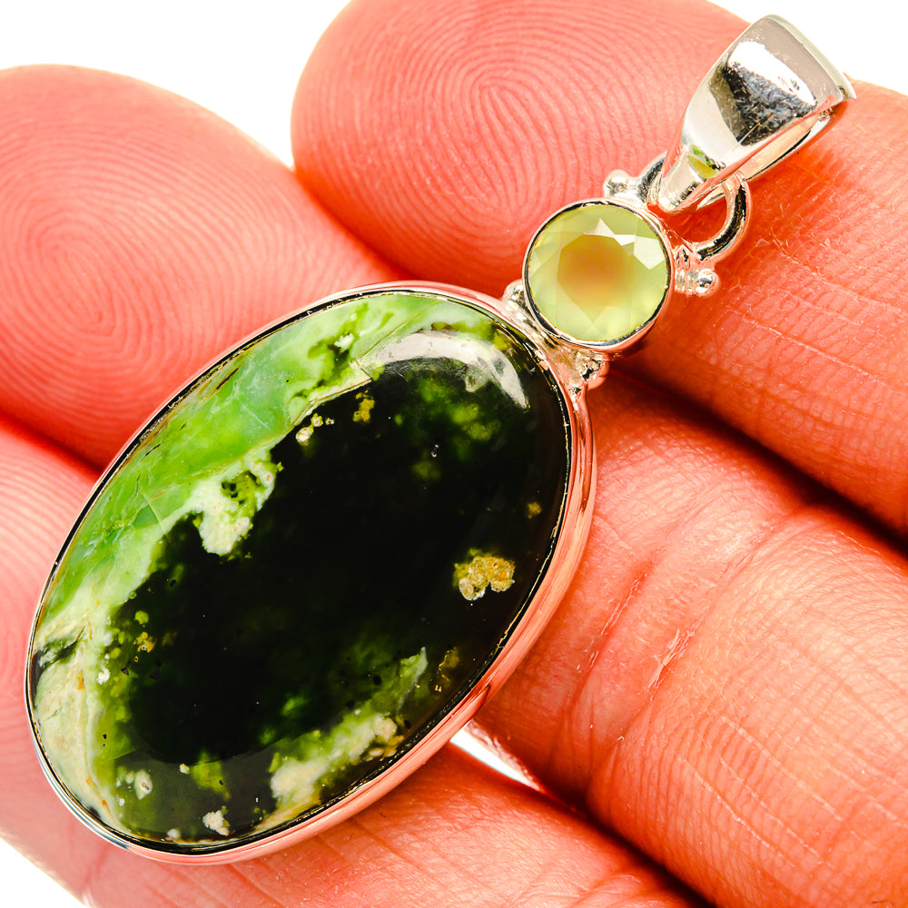 Rainforest Opal Pendants handcrafted by Anasilvercos - PD25583
