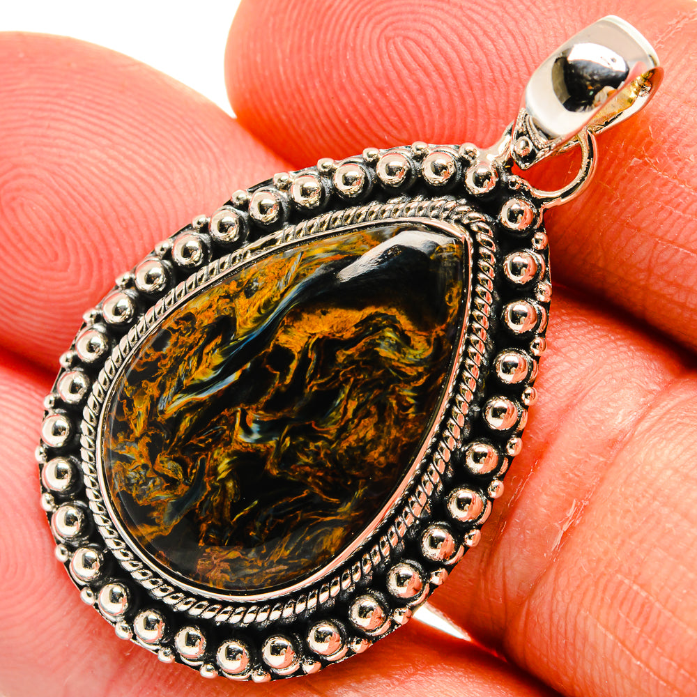 Pietersite Pendants handcrafted by Anasilvercos - PD25589