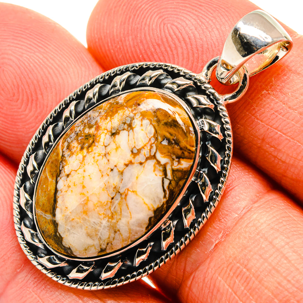 Wild Horse Jasper Pendants handcrafted by Anasilvercos - PD25597