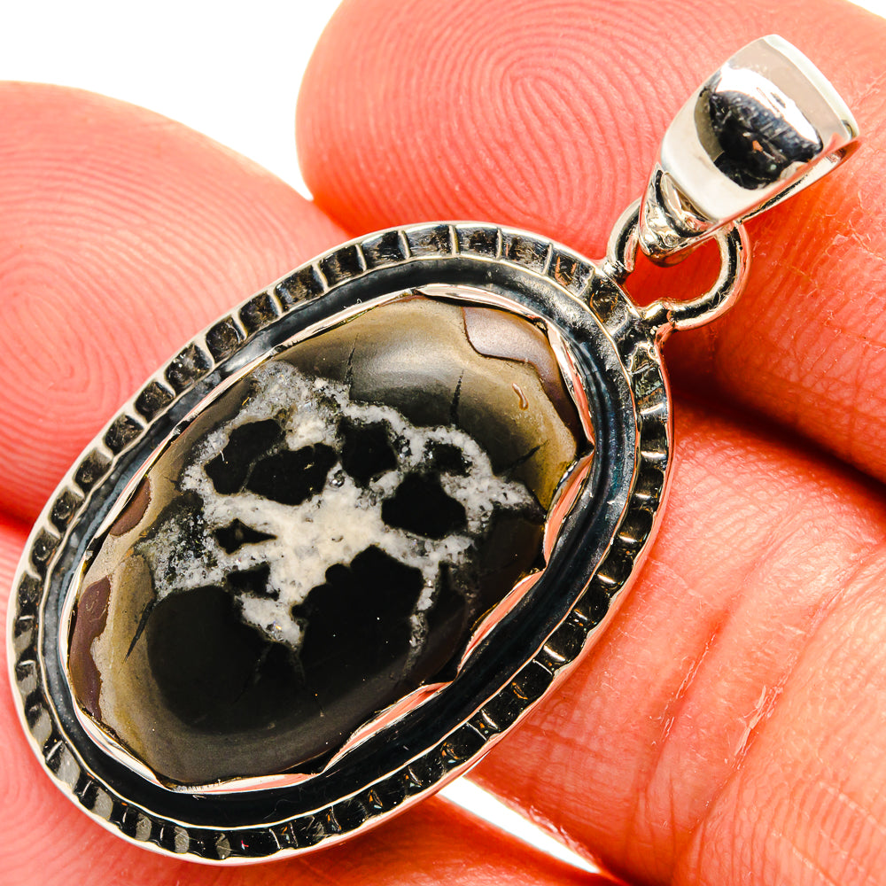 Septarian Geode Pendants handcrafted by Anasilvercos - PD25602