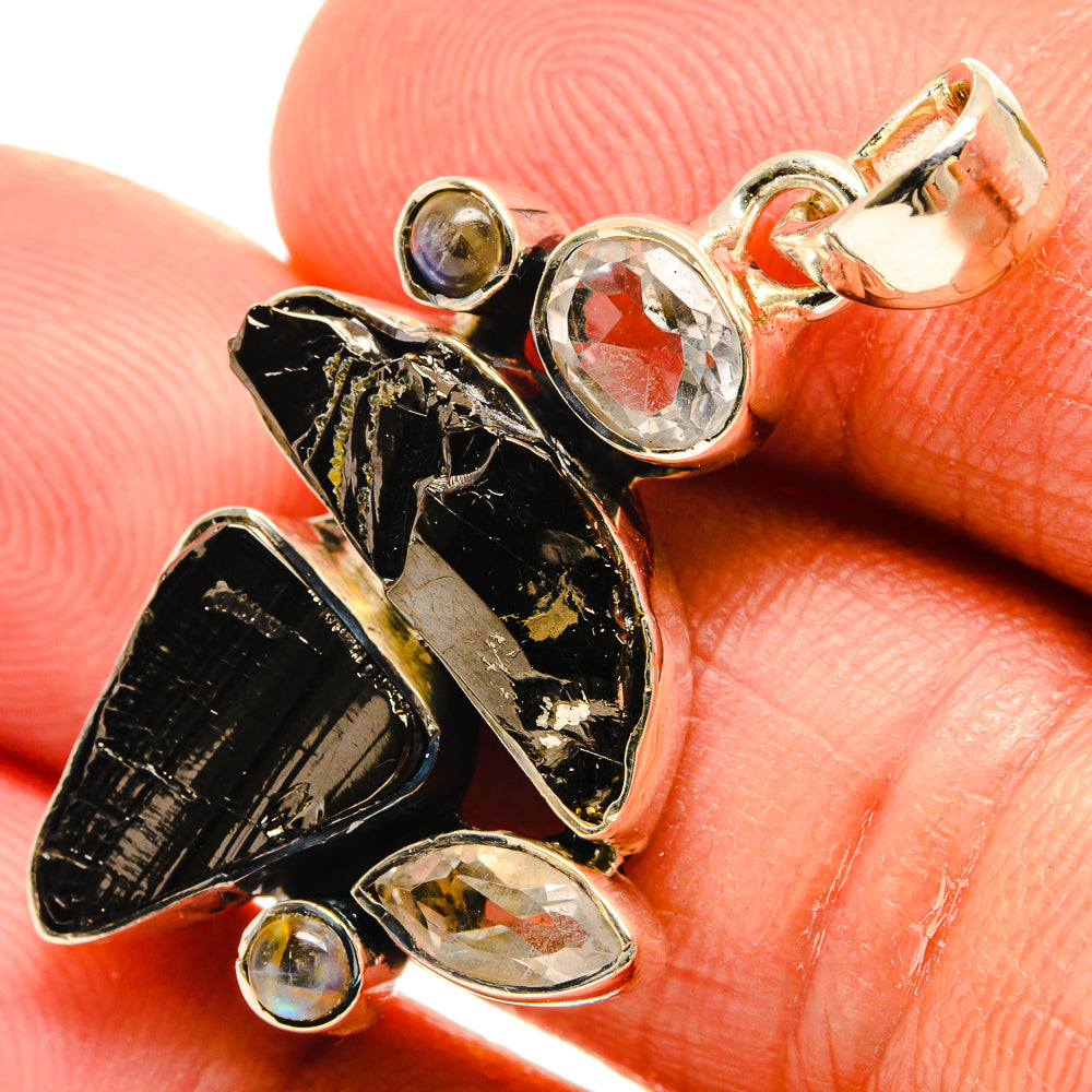 Shungite Pendants handcrafted by Anasilvercos - PD25623