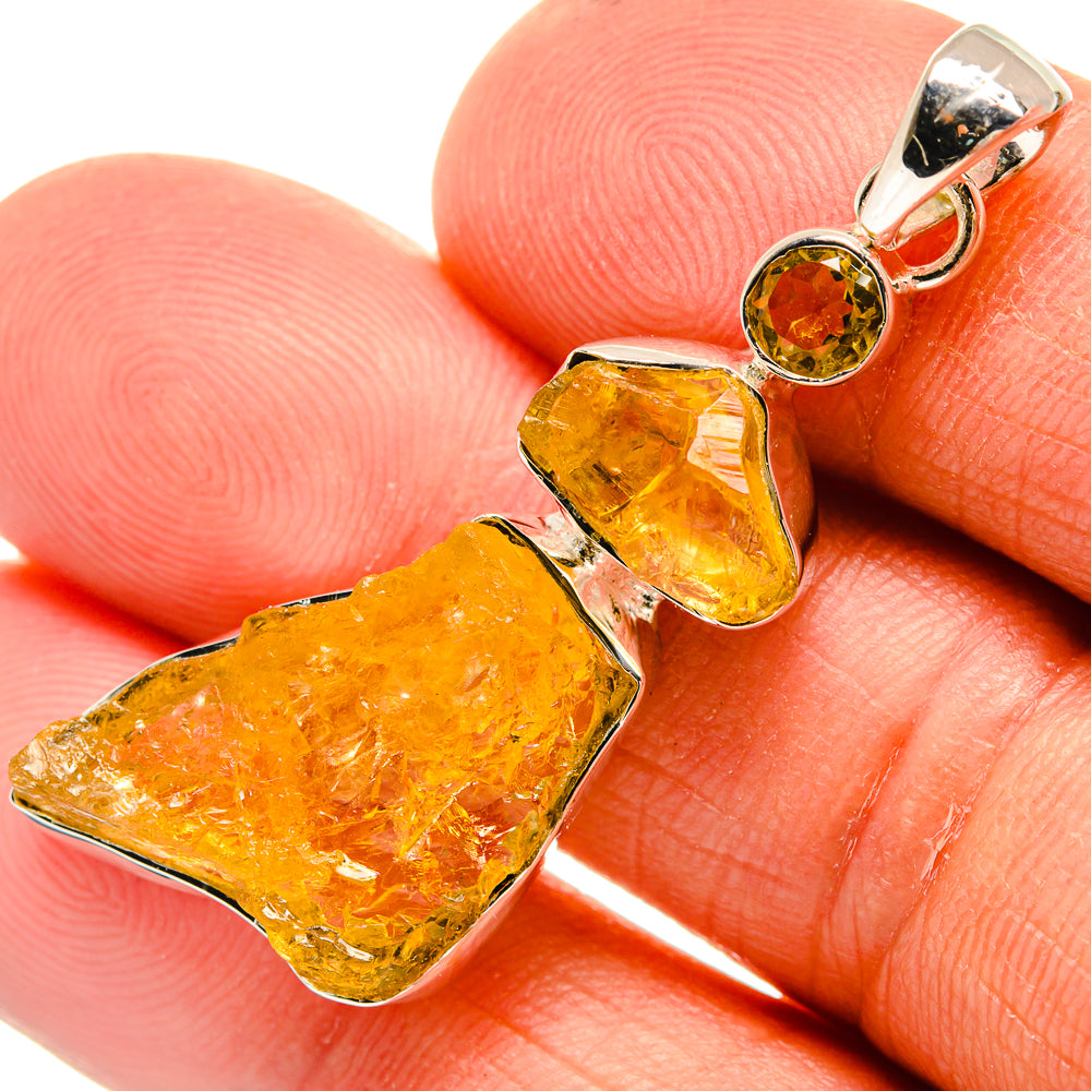 Citrine Pendants handcrafted by Anasilvercos - PD25627
