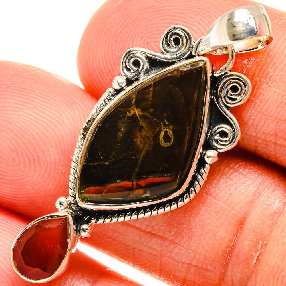 Ammolite Pendants handcrafted by Anasilvercos - PD25637