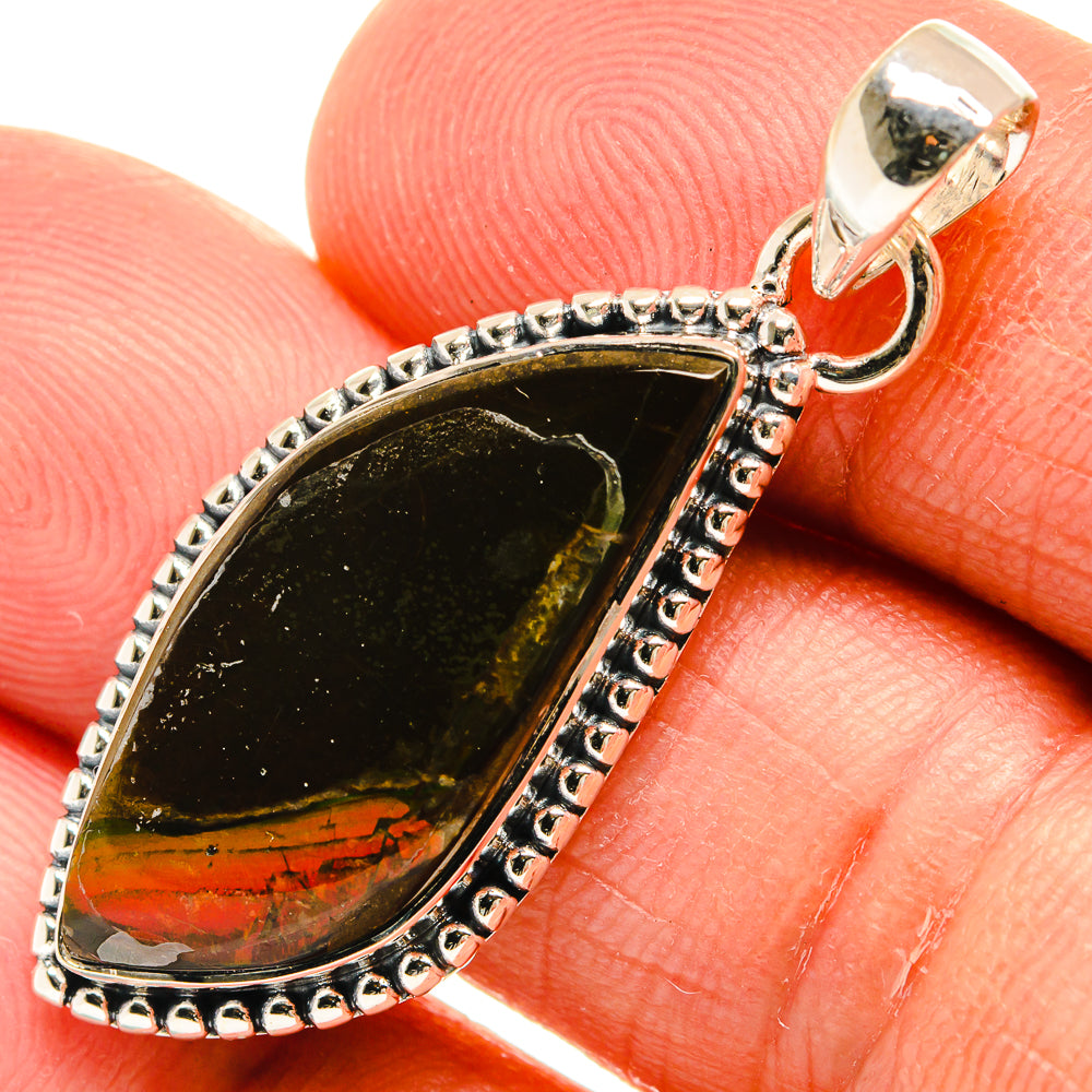 Ammolite Pendants handcrafted by Anasilvercos - PD25638
