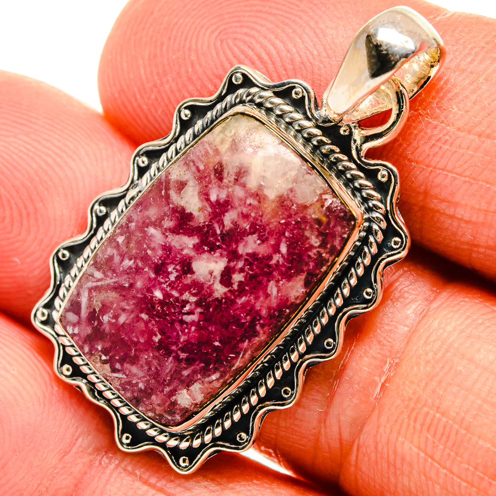 Thulite Pendants handcrafted by Anasilvercos - PD25641